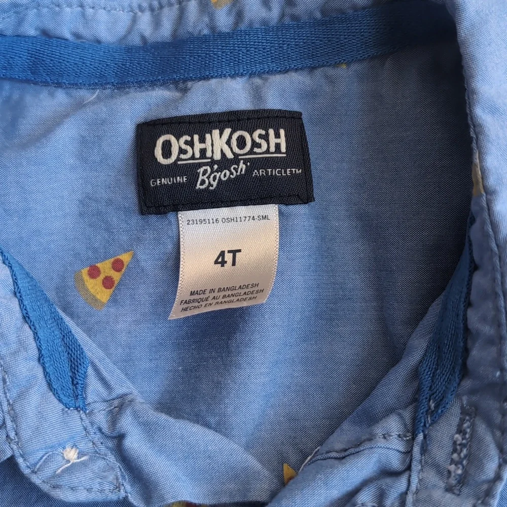 OshKosh B'gosh Pizza Slice Button Down